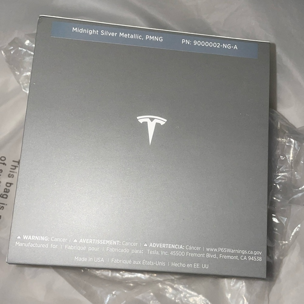 TESLA car paint